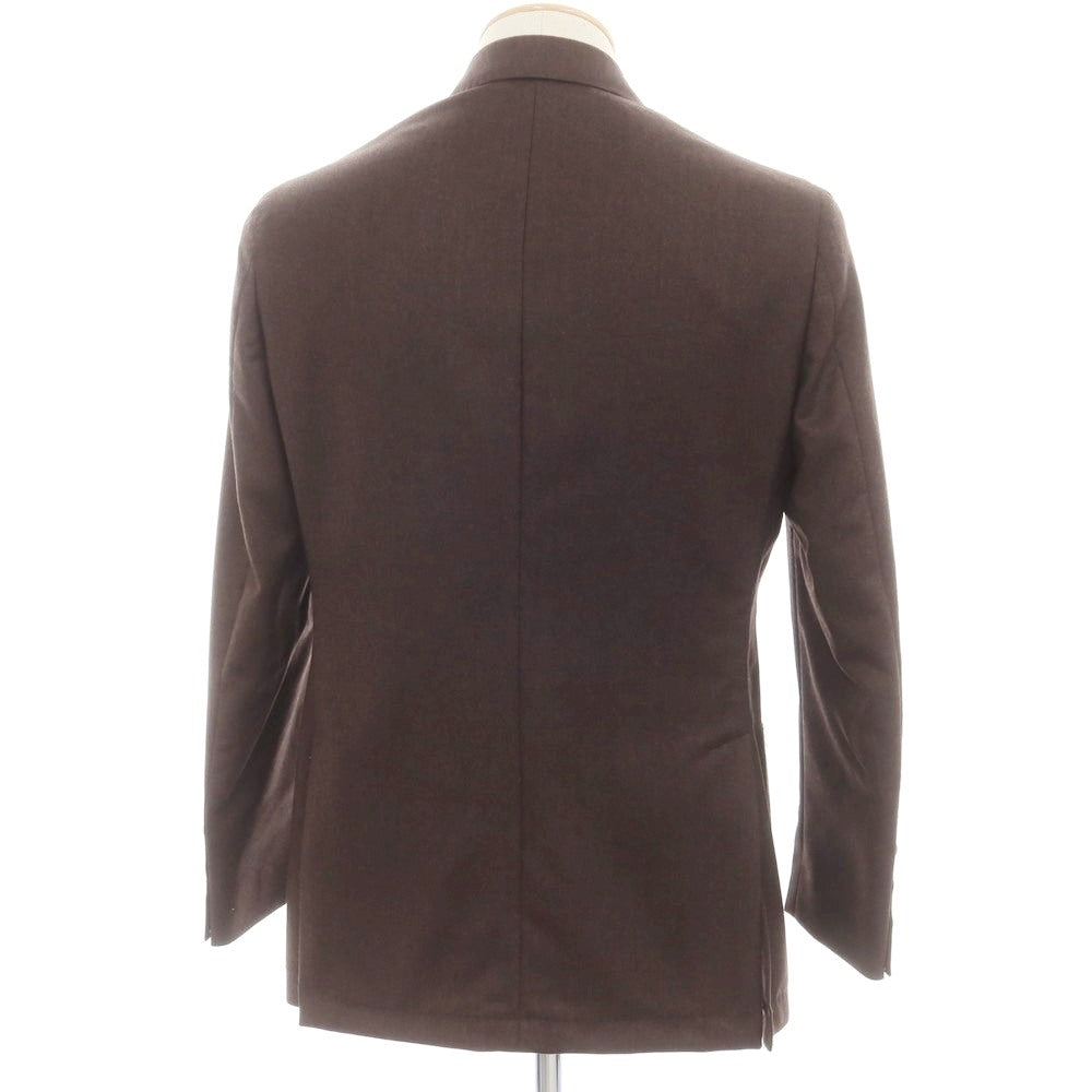 【新品】サルトリア ラトーレ SARTORIA LATORRE ウール テーラードジャケット ダークブラウン【 44 】【 状態ランクN 】【 メンズ 】