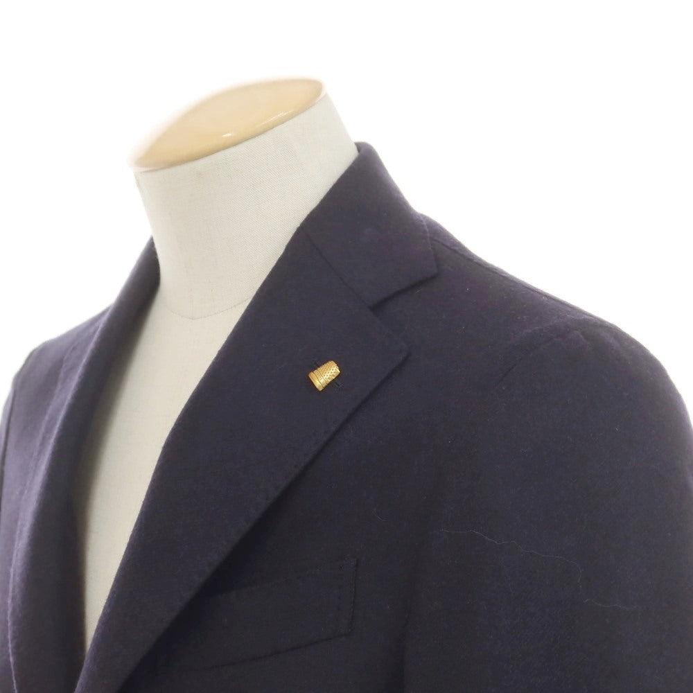 【新品】サルトリア ラトーレ SARTORIA LATORRE ウールカシミヤ テーラードジャケット ダークネイビー【 44 】【 状態ランクN 】【 メンズ 】