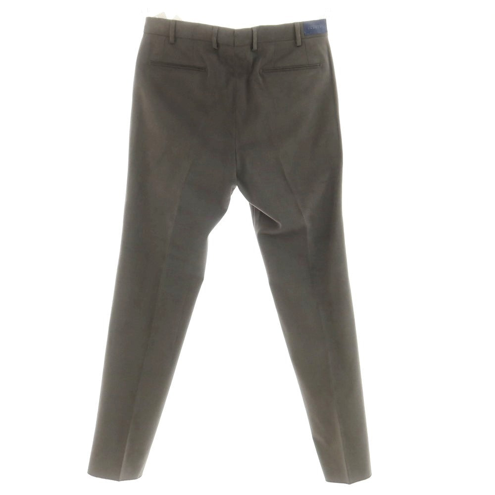 【新品】サルトリア ラトーレ SARTORIA LATORRE ストレッチコットン カジュアルスラックスパンツ カーキグレー【 48 】【 状態ランクN 】【 メンズ 】