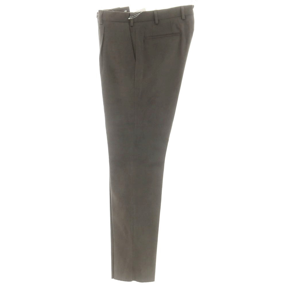 【新品】サルトリア ラトーレ SARTORIA LATORRE ストレッチコットン カジュアルスラックスパンツ カーキグレー【 48 】【 状態ランクN 】【 メンズ 】