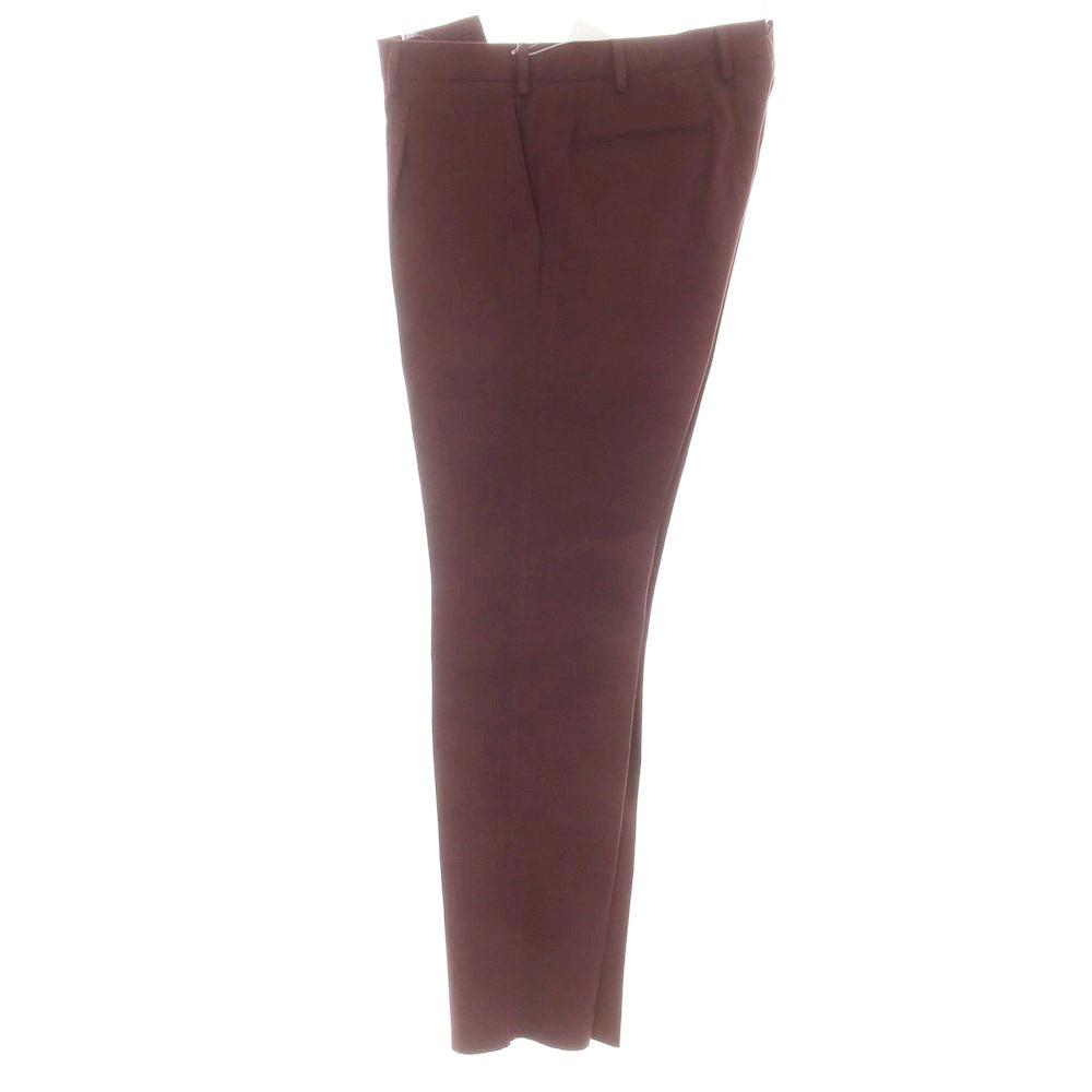 【新品】サルトリア ラトーレ SARTORIA LATORRE ストレッチコットン カジュアルスラックスパンツ ボルドー【 50 】【 状態ランクN 】【 メンズ 】