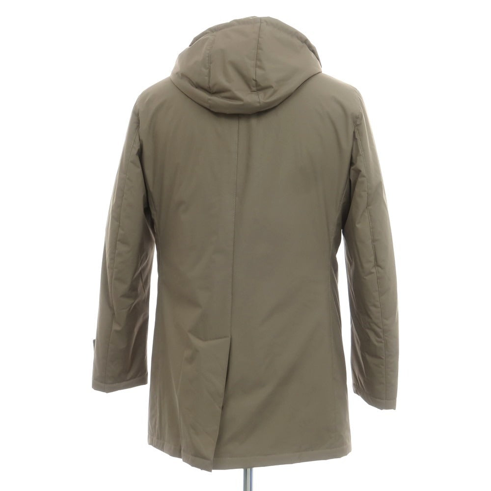 【新品】バルバ BARBA ポリエステル 中綿ダウンコート グレイッシュカーキ【 48 】【 状態ランクN 】【 メンズ 】
