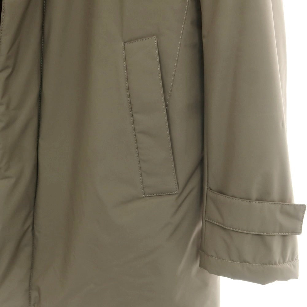 【新品】バルバ BARBA ポリエステル 中綿ダウンコート グレイッシュカーキ【 48 】【 状態ランクN 】【 メンズ 】