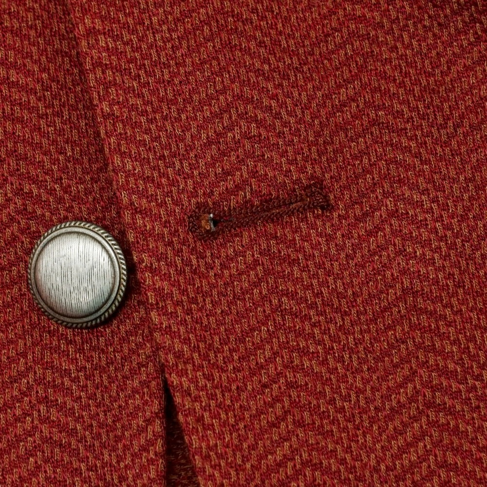 【新品アウトレット】バルバ BARBA Dynamic Jacket ジャージーウールコットン テーラードジャケット レッド系【 46 】【 状態ランクN- 】【 メンズ 】