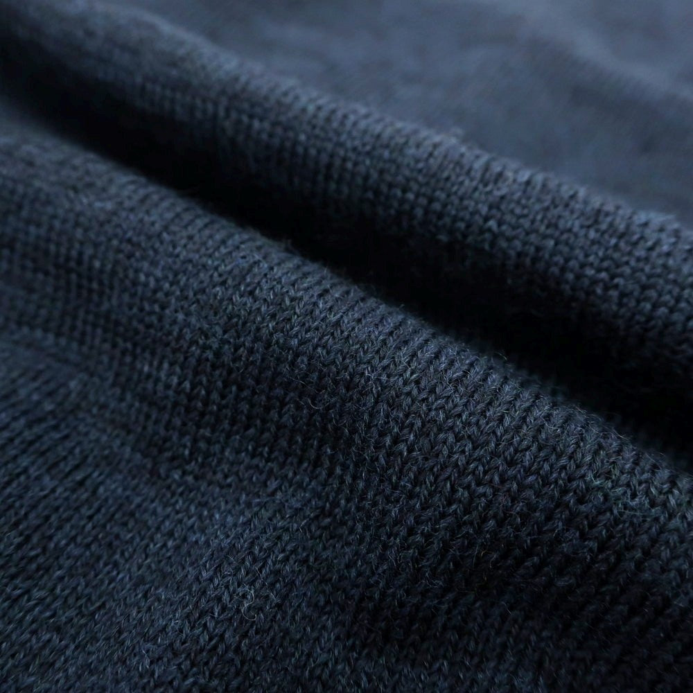 【新品】バルバ BARBA ハイゲージ ウール  ポロニット ネイビー【 50 】【 状態ランクN 】【 メンズ 】