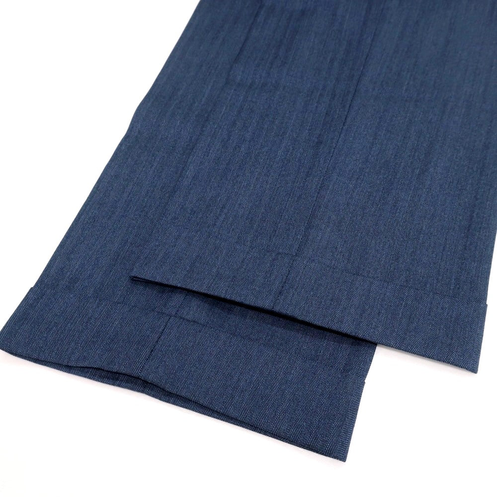 【新品】バルバ BARBA ROMA ウール  イージースラックスパンツ ネイビー【 48 】【 状態ランクN 】【 メンズ 】