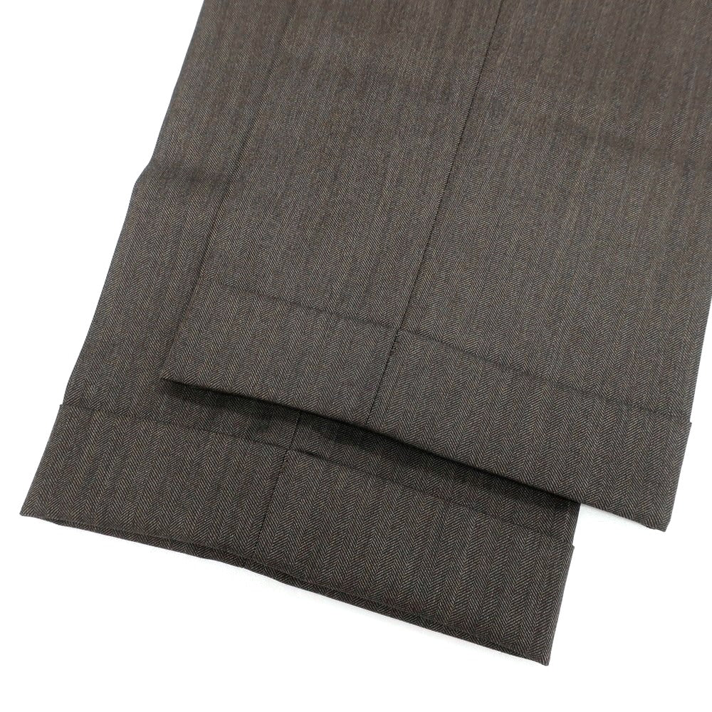【新品】バルバ BARBA PARMA ウール ドレススラックスパンツ ダークブラウン【 48 】【 状態ランクN 】【 メンズ 】