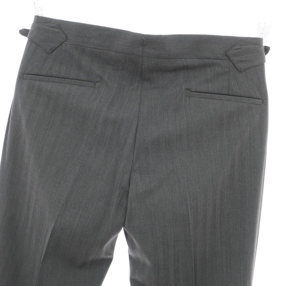 【新品】バルバ BARBA PARMA ウール ドレススラックスパンツ グレー【 48 】【 状態ランクN 】【 メンズ 】