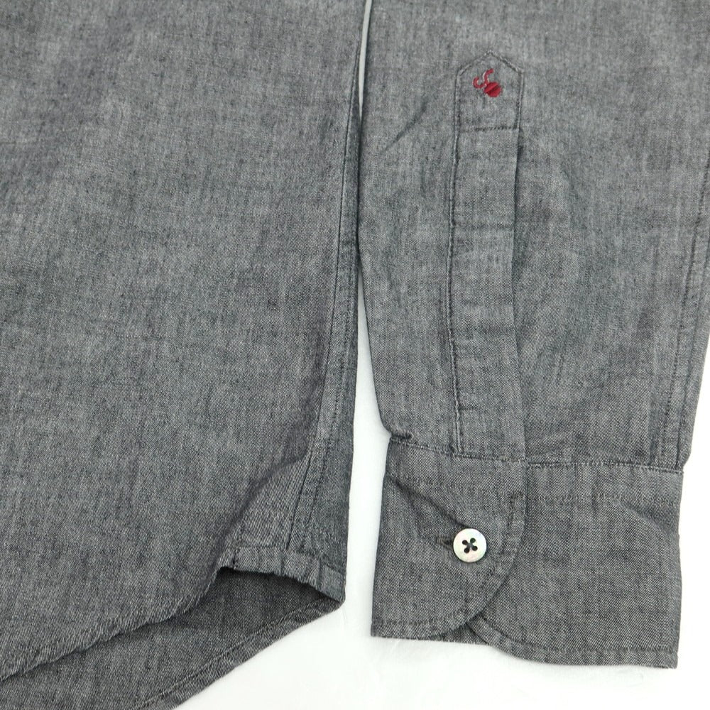【新品】グランシャツ Glanshirt コットン カジュアルシャツ グレー【 40 】【 状態ランクN 】【 メンズ 】