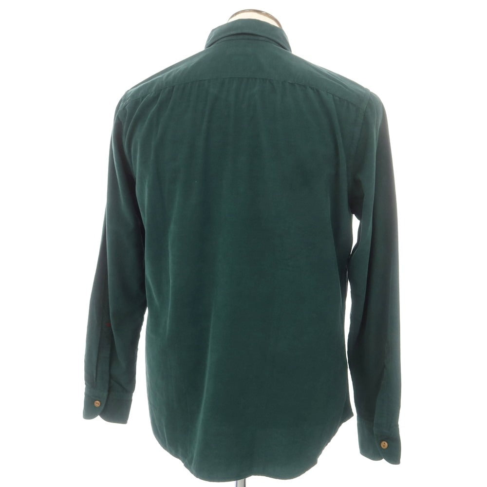 【新品】グランシャツ Glanshirt コットン コーデュロイ カジュアルシャツ グリーン【 41 】【 状態ランクN 】【 メンズ 】