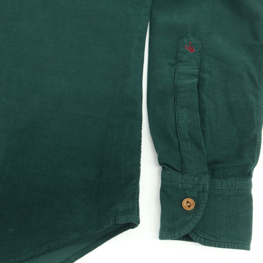 【新品】グランシャツ Glanshirt コットン コーデュロイ カジュアルシャツ グリーン【 41 】【 状態ランクN 】【 メンズ 】