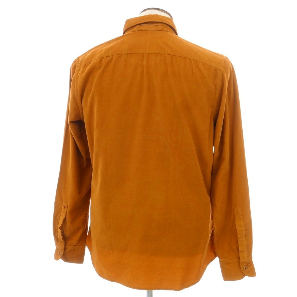 【新品】グランシャツ Glanshirt コットン コーデュロイ カジュアルシャツ オレンジ系【 41 】【 状態ランクN 】【 メンズ 】