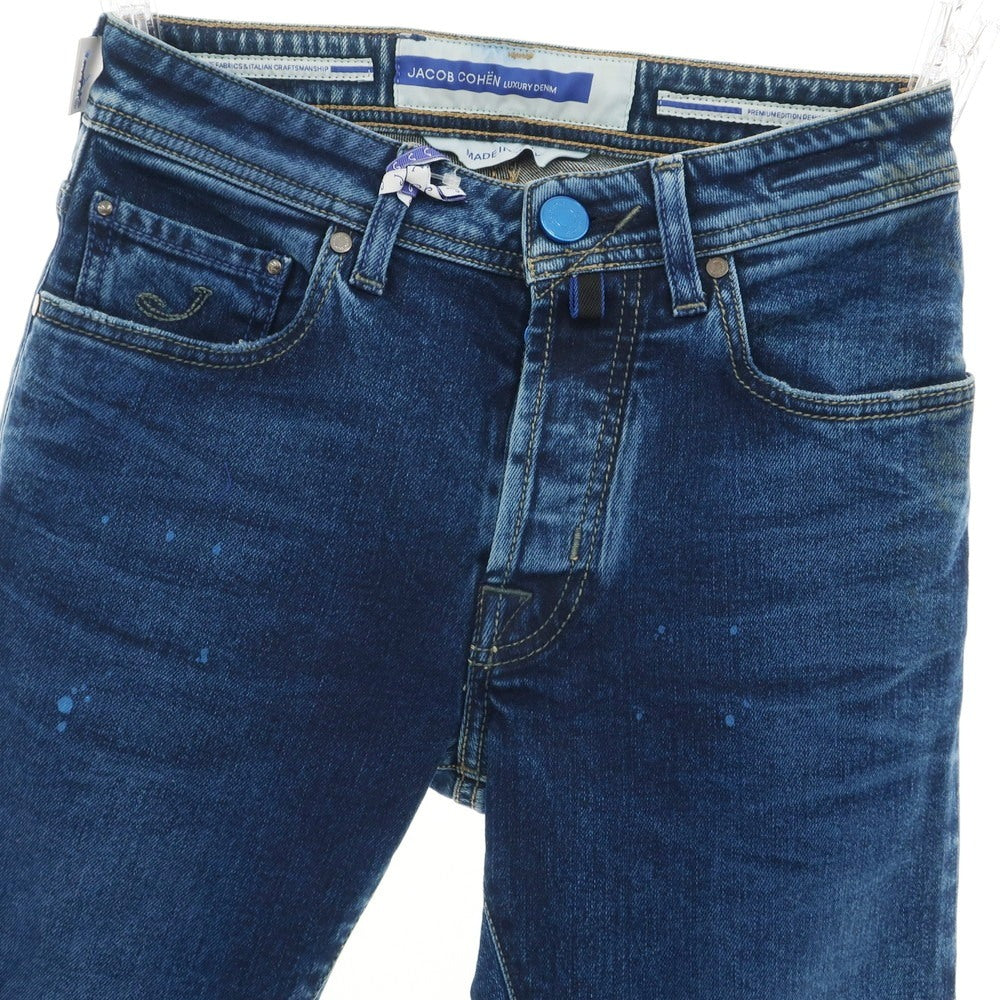 【新品アウトレット】ヤコブコーエン JACOB COHEN BARD ストレッチ コットン ジーンズ デニムパンツ インディゴブルー【 28 】【 状態ランクN- 】【 メンズ 】