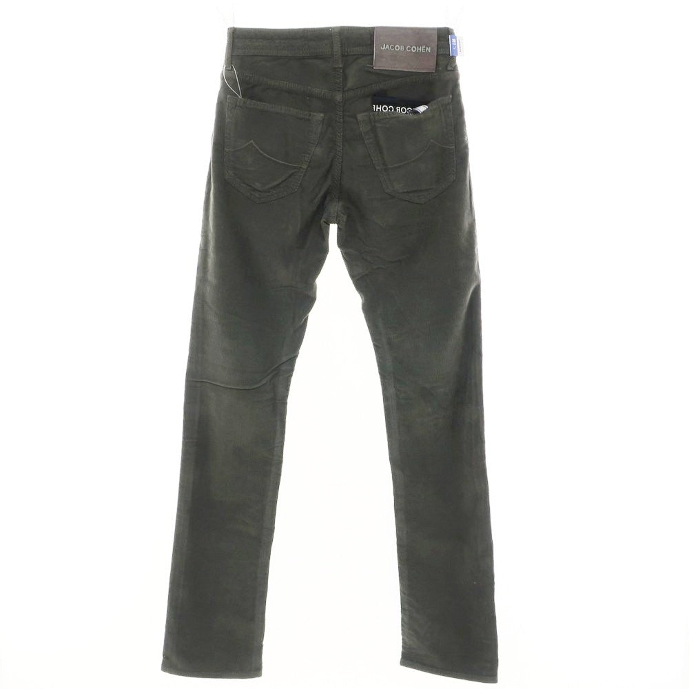 【新品】ヤコブコーエン JACOB COHEN BARD ストレッチ コットンリヨセル コーデュロイパンツ ウォームグレー系【 28 】【 状態ランクN 】【 メンズ 】