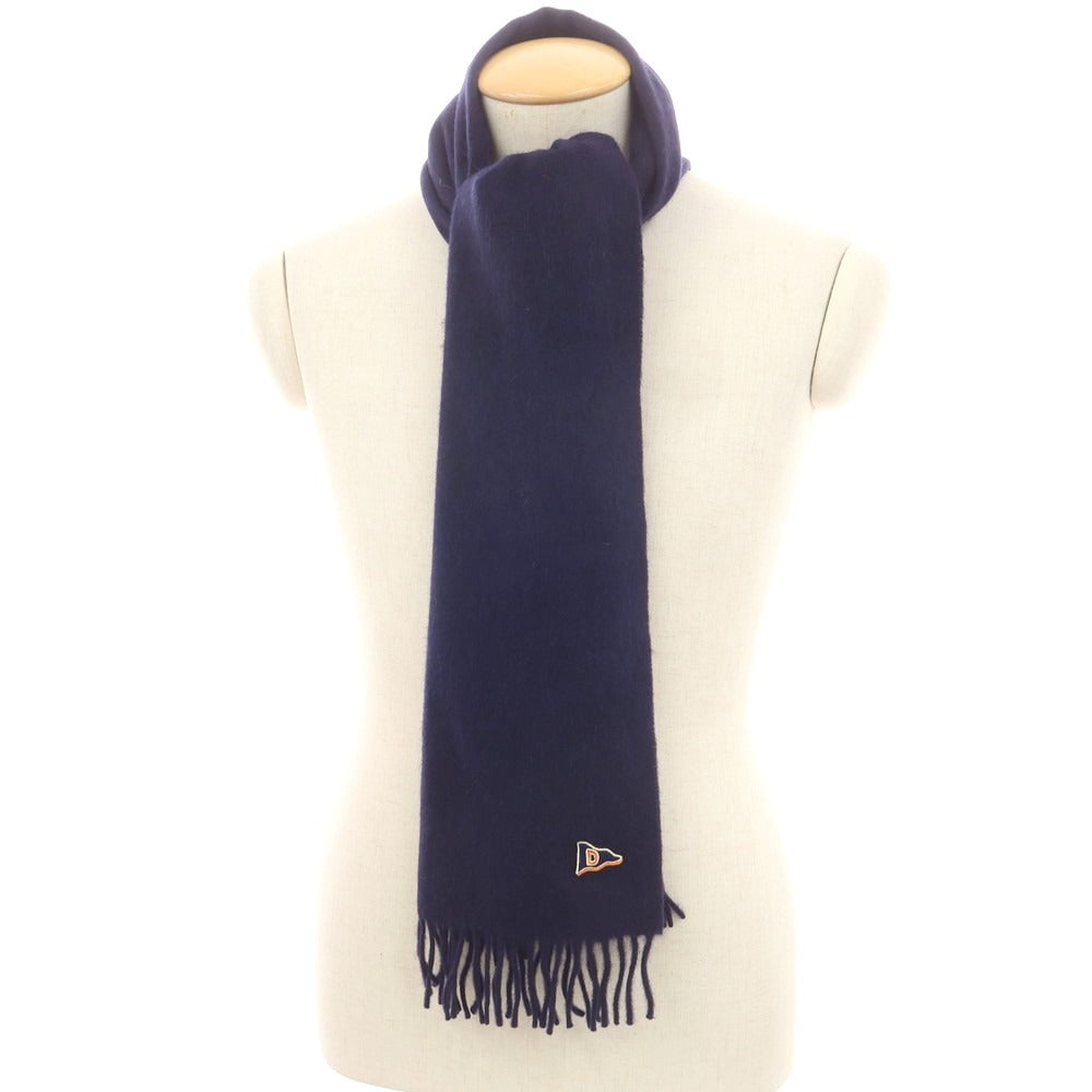 【新品】ドレイクス DRAKES ウールアンゴラ マフラー ネイビー【 状態ランクN 】【 メンズ 】