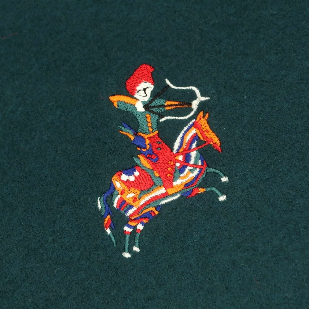 【新品】ドレイクス DRAKES ウールカシミヤ マフラー グリーン【 状態ランクN 】【 メンズ 】