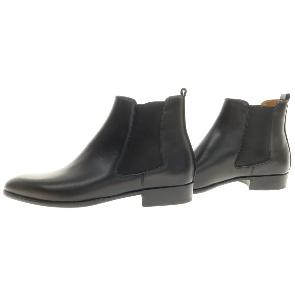 【新品アウトレット】ボードインアンドランジ Baudoin & Lange カーフ サイドゴアブーツ ブラック【 41 】【 状態ランクN- 】【 メンズ 】