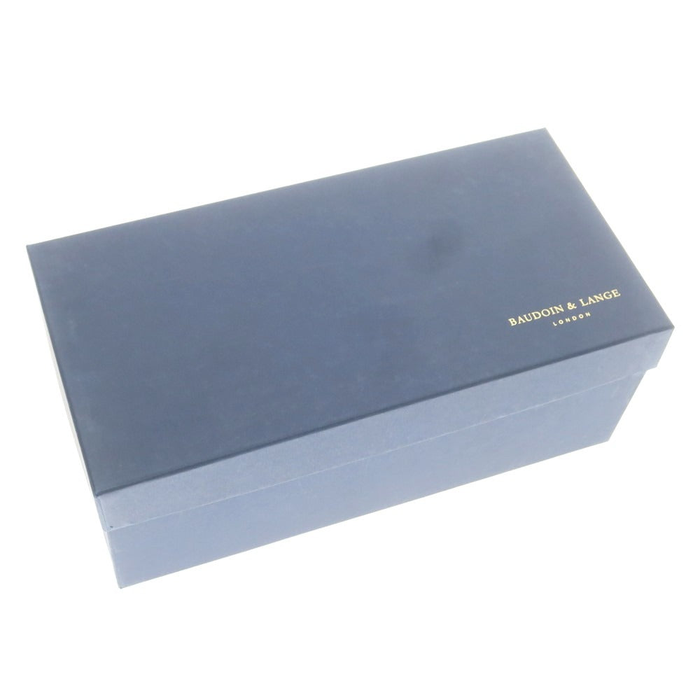 【新品アウトレット】ボードインアンドランジ Baudoin & Lange ラムレザースエード コインローファー ベルジャンシューズ ダークブラウン【 41 】【 状態ランクN- 】【 メンズ 】