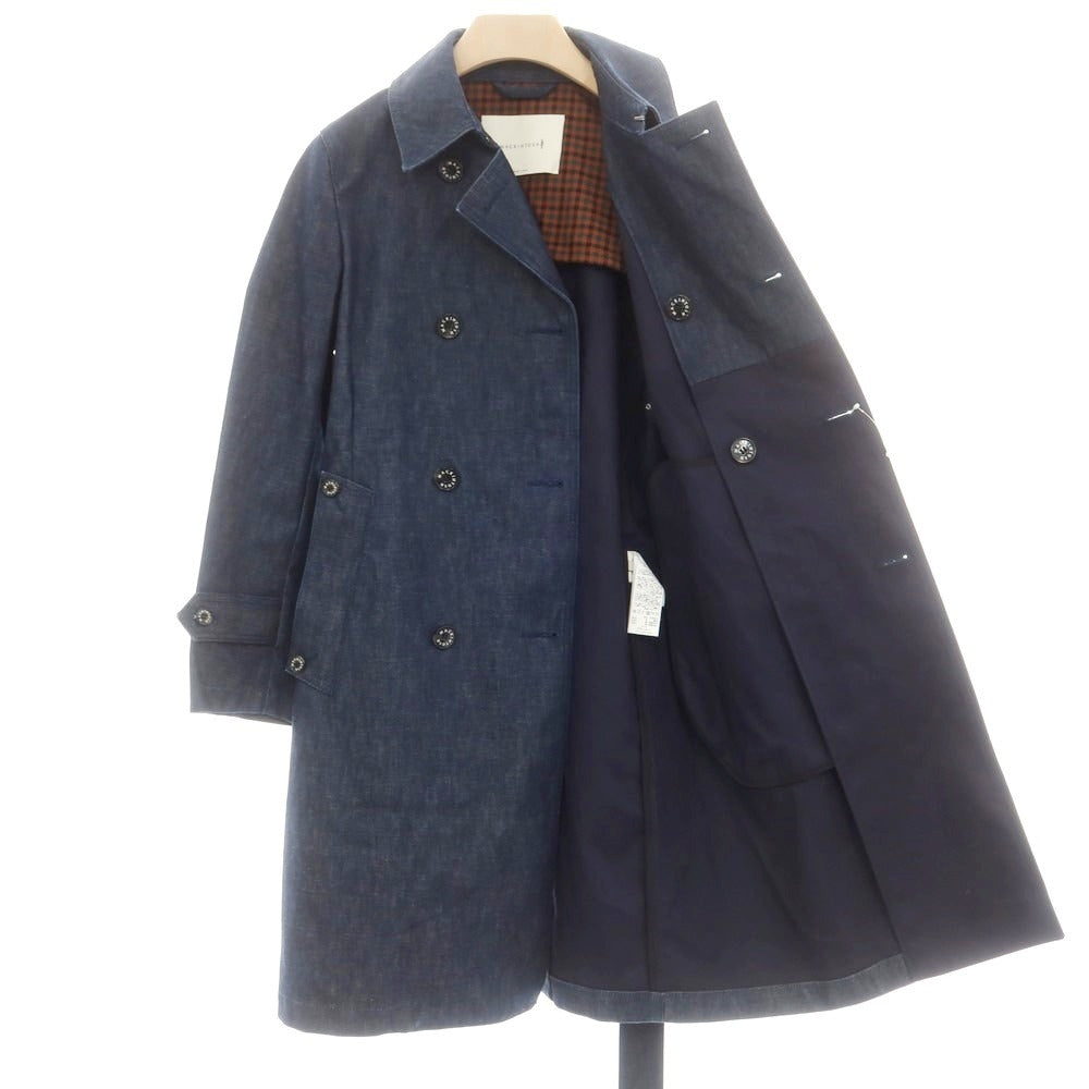 【中古】マッキントッシュ Mackintosh BEAMS F別注 デニム トレンチコート ネイビー【 34 】【 状態ランクB 】【 メンズ 】