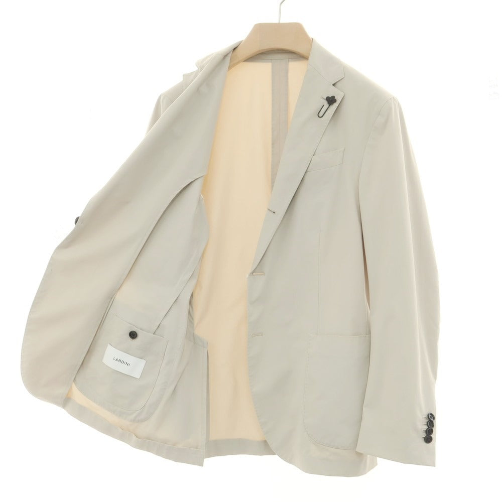 【中古】ラルディーニ LARDINI ストレッチナイロン 3つボタンスーツ ライトベージュ【 48 】【 状態ランクC 】【 メンズ 】