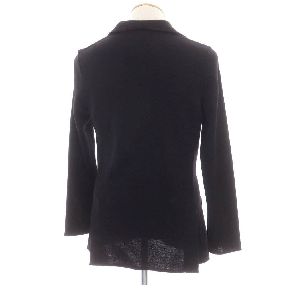 【中古】ラルディーニ LARDINI ウール 2B ニットジャケット ブラック【 S 】【 状態ランクB 】【 メンズ 】