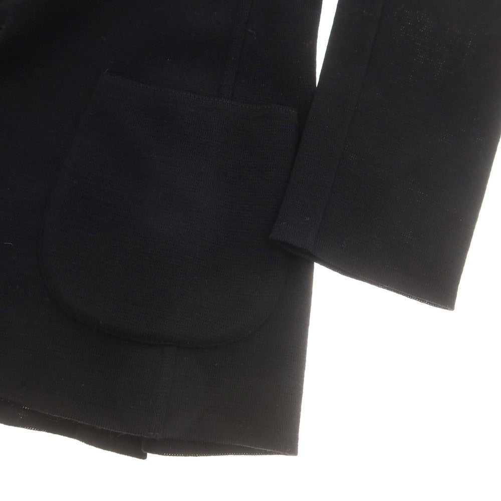 【中古】ラルディーニ LARDINI ウール 2B ニットジャケット ブラック【 S 】【 状態ランクB 】【 メンズ 】