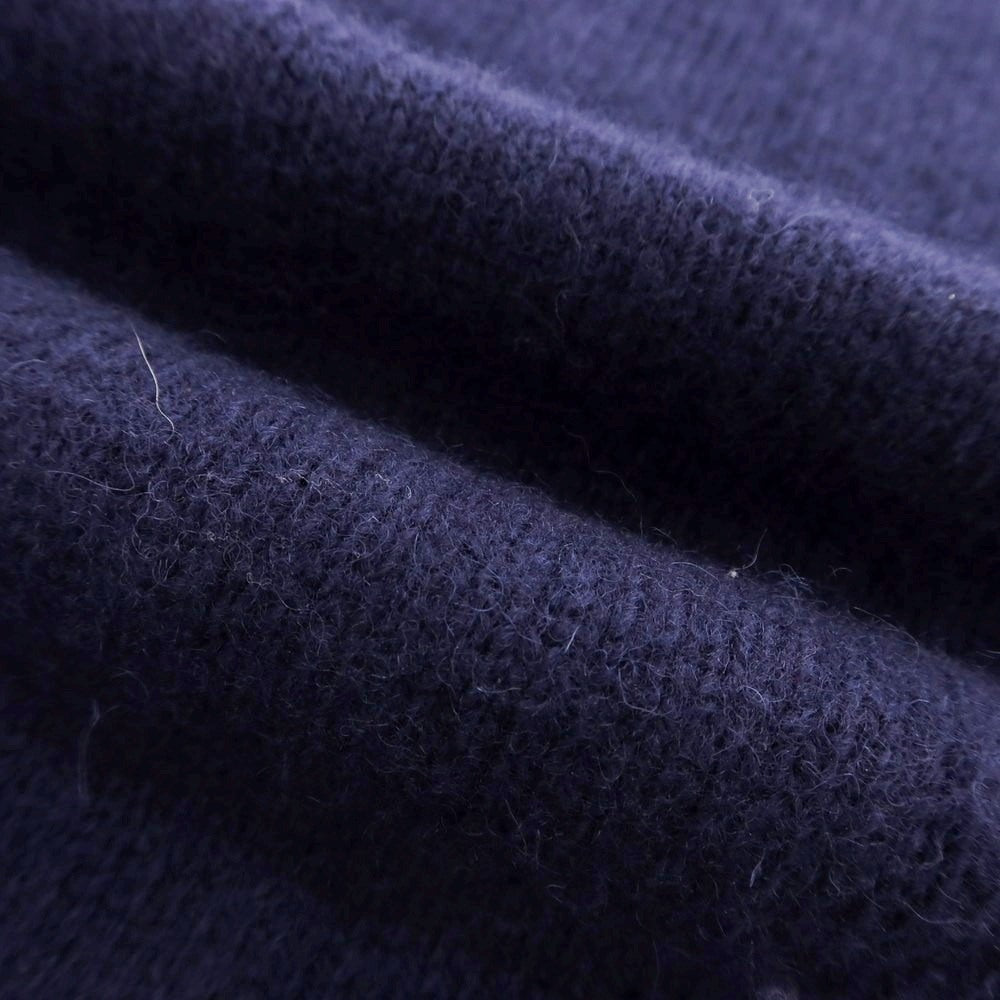 【中古】アレッサンドロルッピ Alessandro Luppi ウール クルーネック プルオーバーニット ネイビー【 50 】【 状態ランクD 】【 メンズ 】