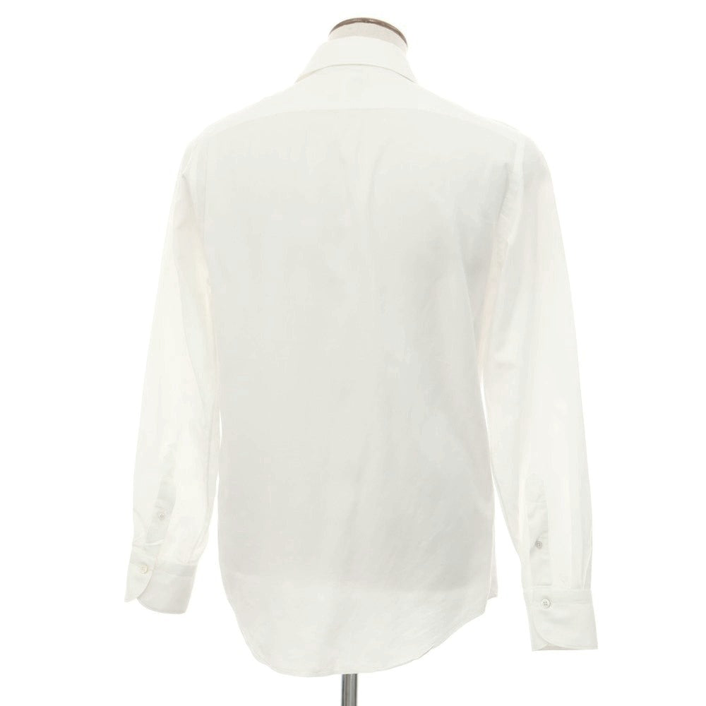 【中古】フィナモレ Finamore コットン ホリゾンタルカラー ドレスシャツ ホワイト【 39 】【 状態ランクC 】【 メンズ 】