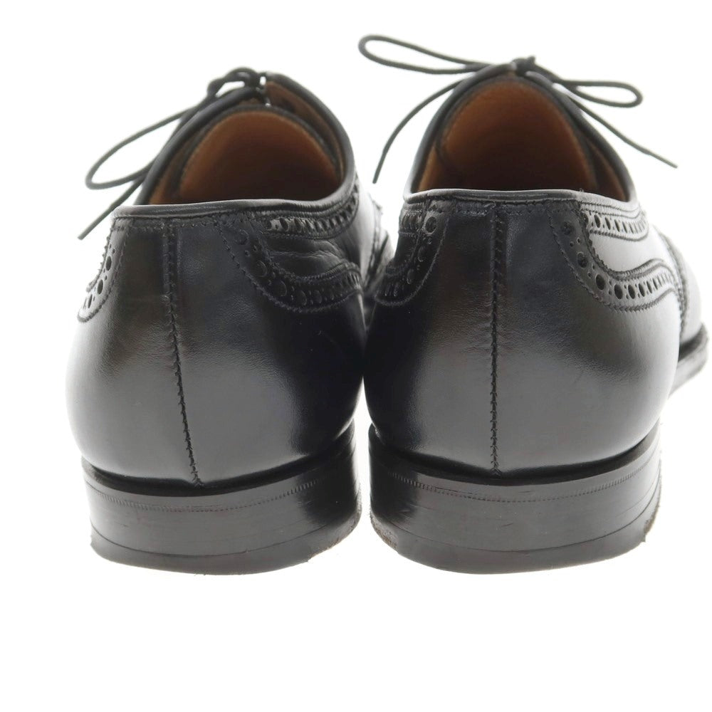 【中古】クロケットアンドジョーンズ CROCKETT&JONES SWANSEA ウイングチップ ドレスシューズ ブラック【 6 1/2E 】【 状態ランクB 】【 メンズ 】
