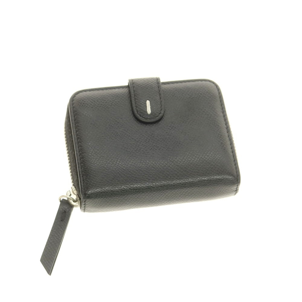 【中古】メゾン マルジェラ Maison Margiela レザー コインケース ブラック【 状態ランクC 】【 ユニセックス 】