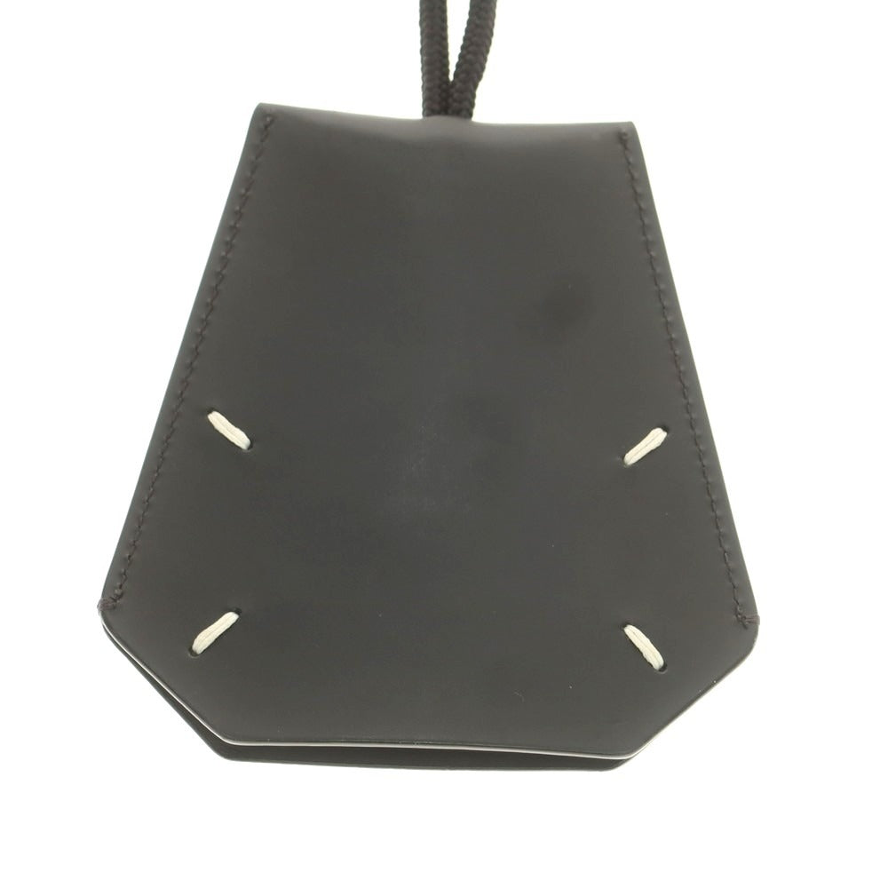 【中古】メゾン マルジェラ Maison Margiela レザー クロシェット ネックレス ブラック【 状態ランクB 】【 ユニセックス 】