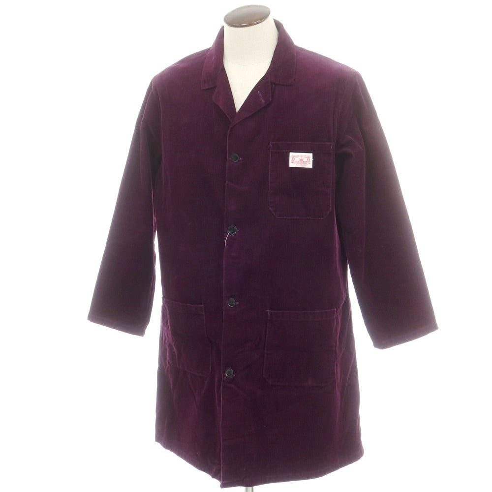 【中古】ホールドファスト HOLD FAST コットン コーデュロイ ショップコート パープル【 L 】【 状態ランクB 】【 メンズ 】