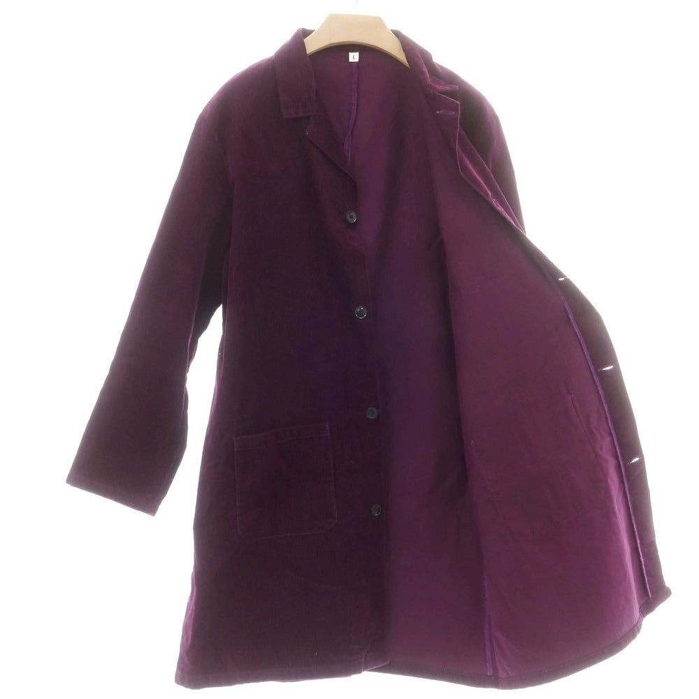 【中古】ホールドファスト HOLD FAST コットン コーデュロイ ショップコート パープル【 L 】【 状態ランクB 】【 メンズ 】