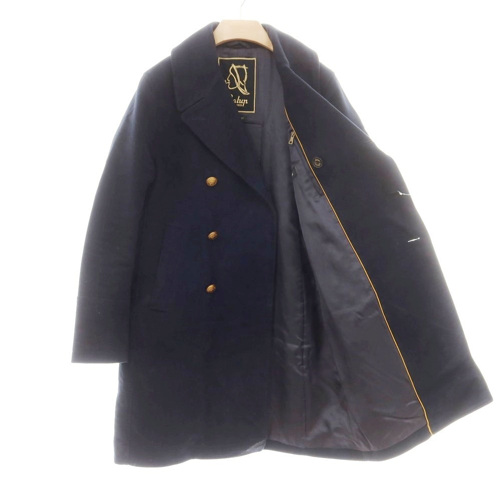 【中古】シーラップ Sealup MAESTRALE モールスキンコットン ピーコート ネイビー【 48 】【 状態ランクC 】【 メンズ 】