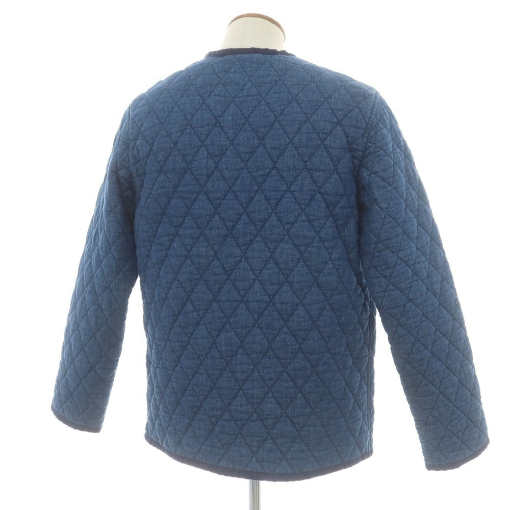 【中古】アーペーセー A.P.C. × JESSICA OGDEN キルティング 中綿ブルゾン ブルー【 M 】【 状態ランクC 】【 メンズ 】