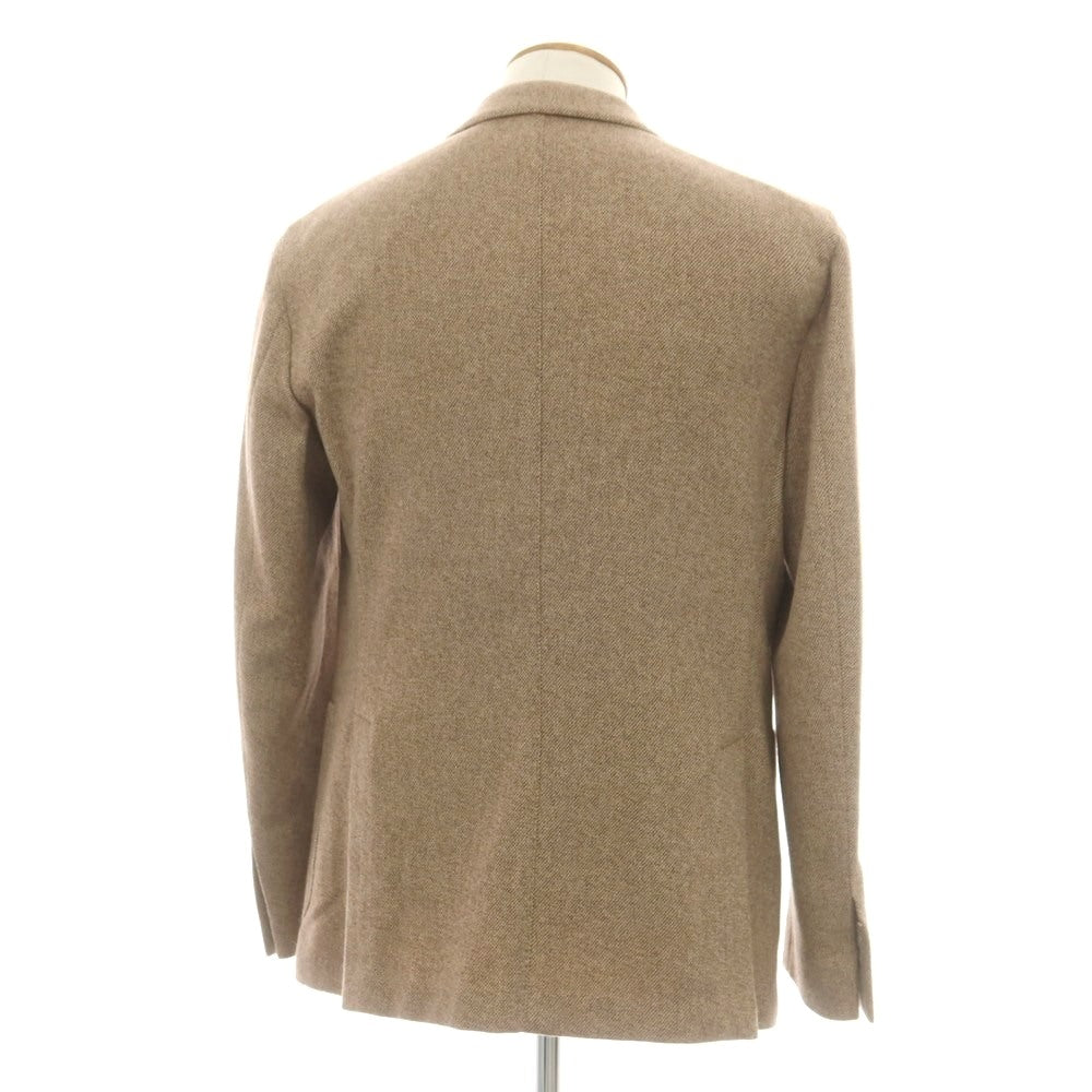 【中古】ボリオリ BOGLIOLI K.JACKET ウールカシミヤ ダブル 6B テーラードジャケット ベージュ【 48 】【 状態ランクB 】【 メンズ 】