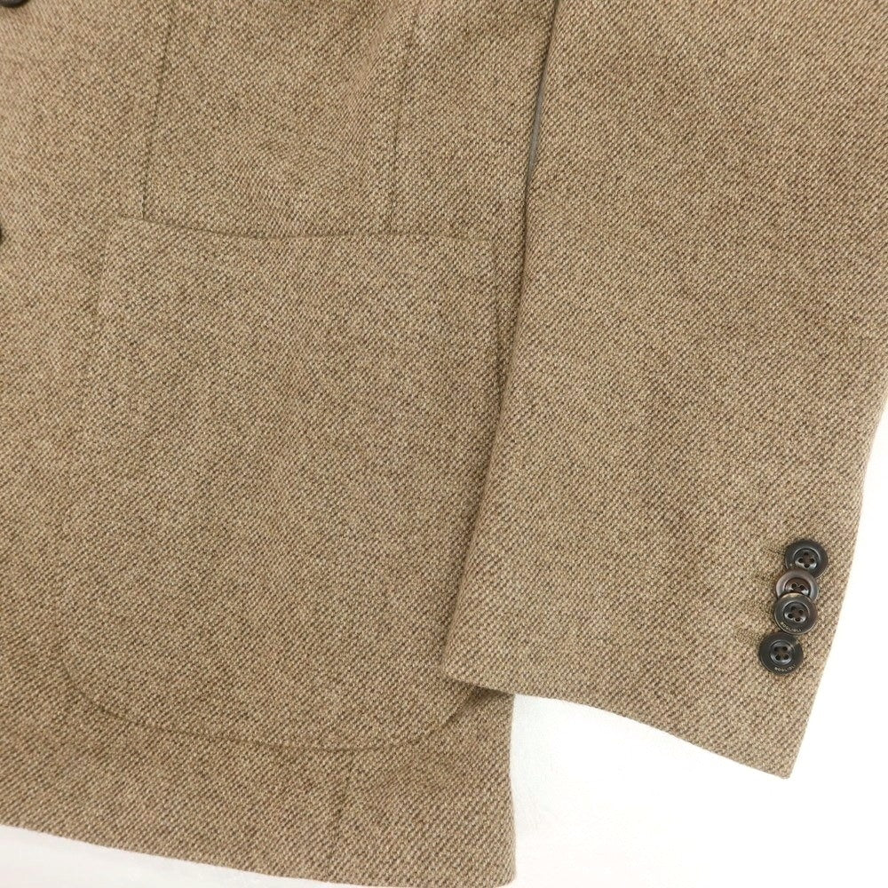 【中古】ボリオリ BOGLIOLI K.JACKET ウールカシミヤ ダブル 6B テーラードジャケット ベージュ【 48 】【 状態ランクB 】【 メンズ 】