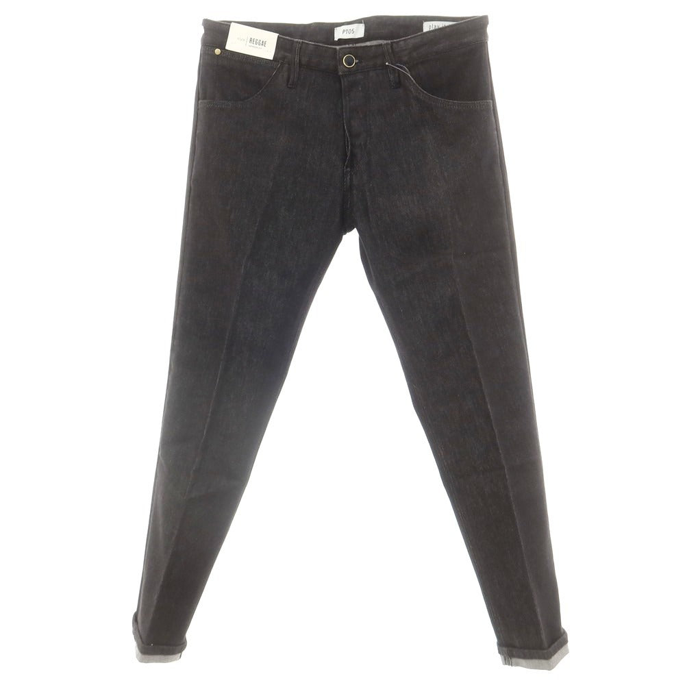 【中古】【未使用】ピーティーゼロチンクエ PT05 REGGAE 側章 デニムパンツ ジーンズ ブラック【 32 】【 状態ランクS 】【 メンズ 】