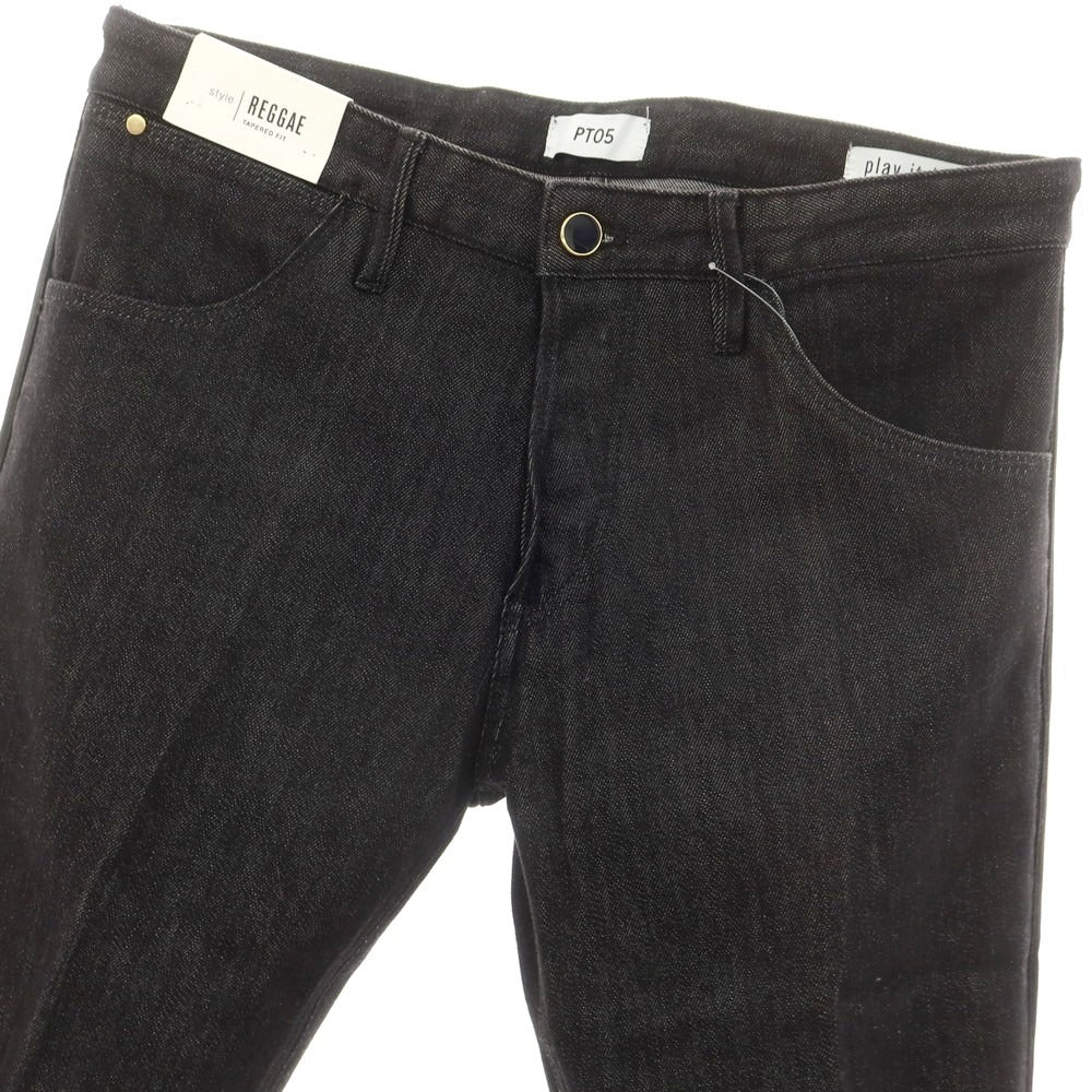 【中古】【未使用】ピーティーゼロチンクエ PT05 REGGAE 側章 デニムパンツ ジーンズ ブラック【 32 】【 状態ランクS 】【 メンズ 】