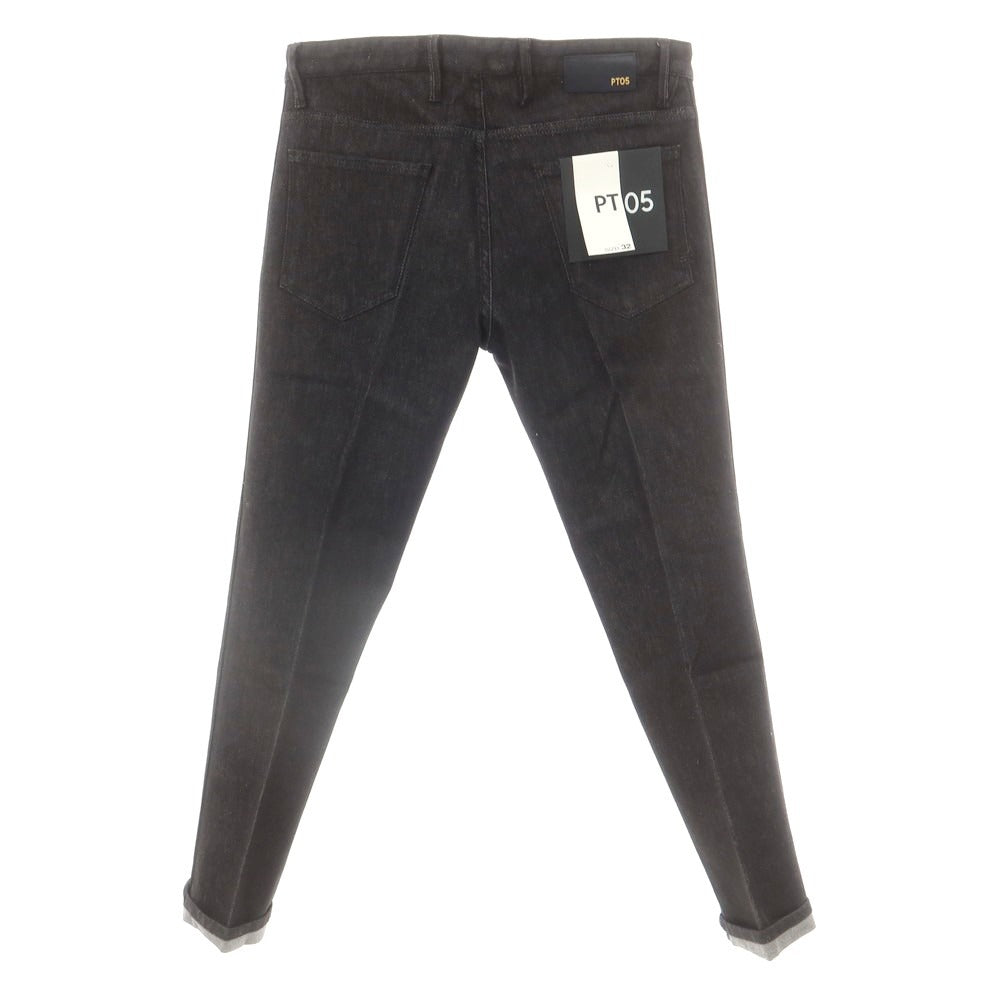 【中古】【未使用】ピーティーゼロチンクエ PT05 REGGAE 側章 デニムパンツ ジーンズ ブラック【 32 】【 状態ランクS 】【 メンズ 】