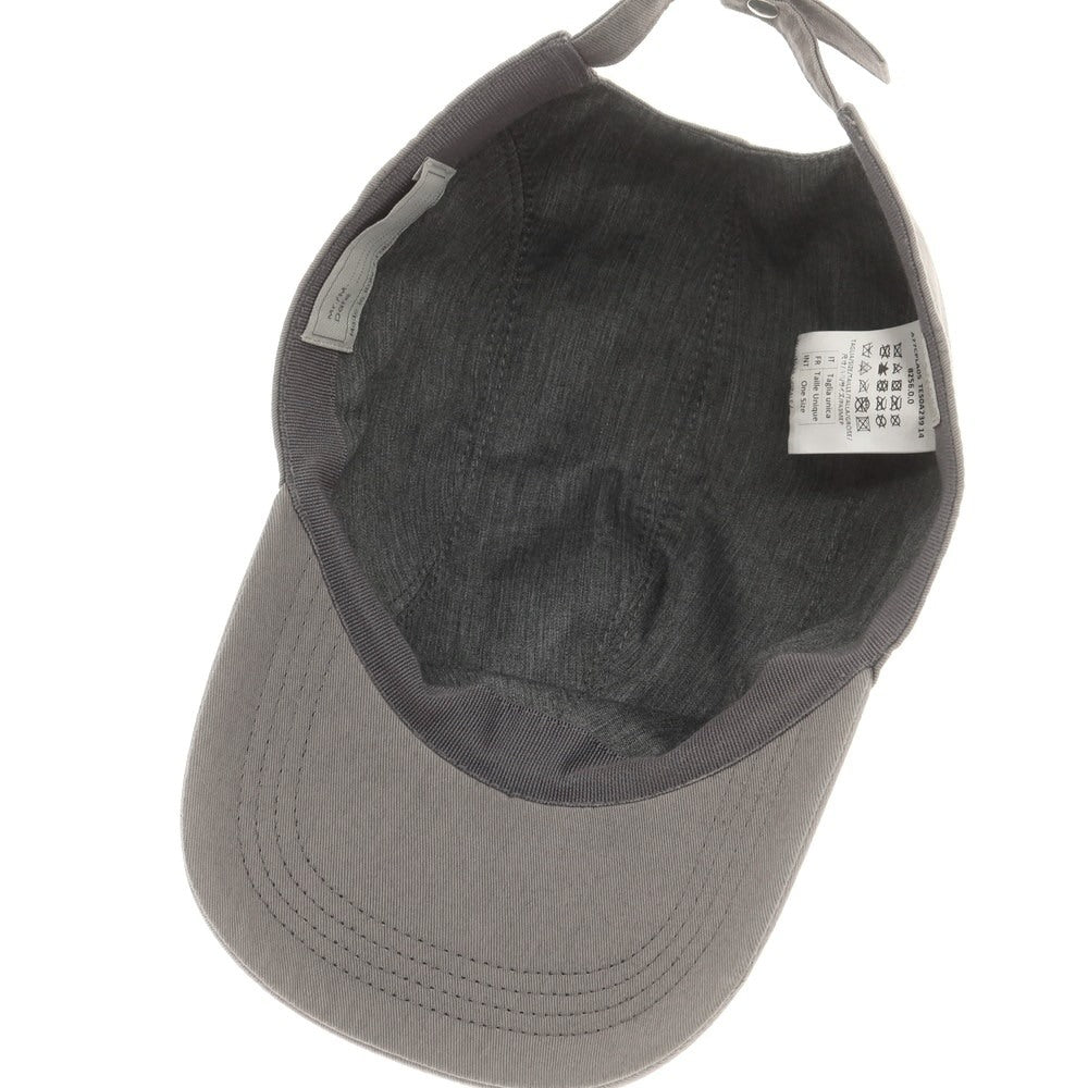 【中古】イレブンティ eleventy リネン BBキャップ グレー【 状態ランクC 】【 メンズ 】