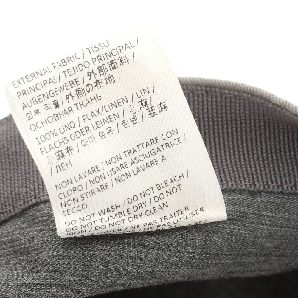 【中古】イレブンティ eleventy リネン BBキャップ グレー【 状態ランクC 】【 メンズ 】