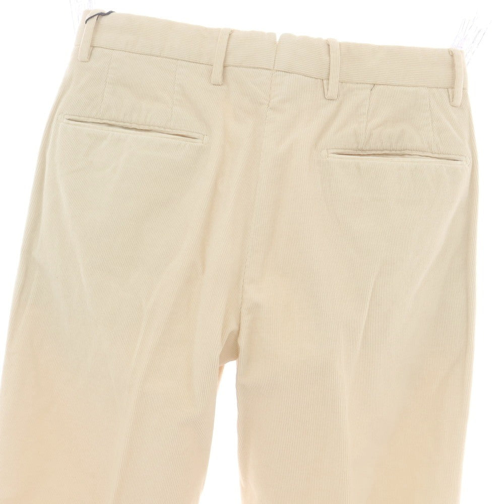 【中古】インコテックス INCOTEX ストレッチ コットン 細畝 コーデュロイパンツ ライトベージュ【 44 】【 状態ランクB 】【 メンズ 】