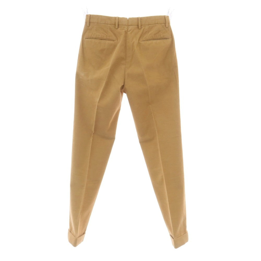 【中古】インコテックス INCOTEX ストレッチ コットン 細畝 コーデュロイパンツ キャメルべージュ系【 44 】【 状態ランクA 】【 メンズ 】