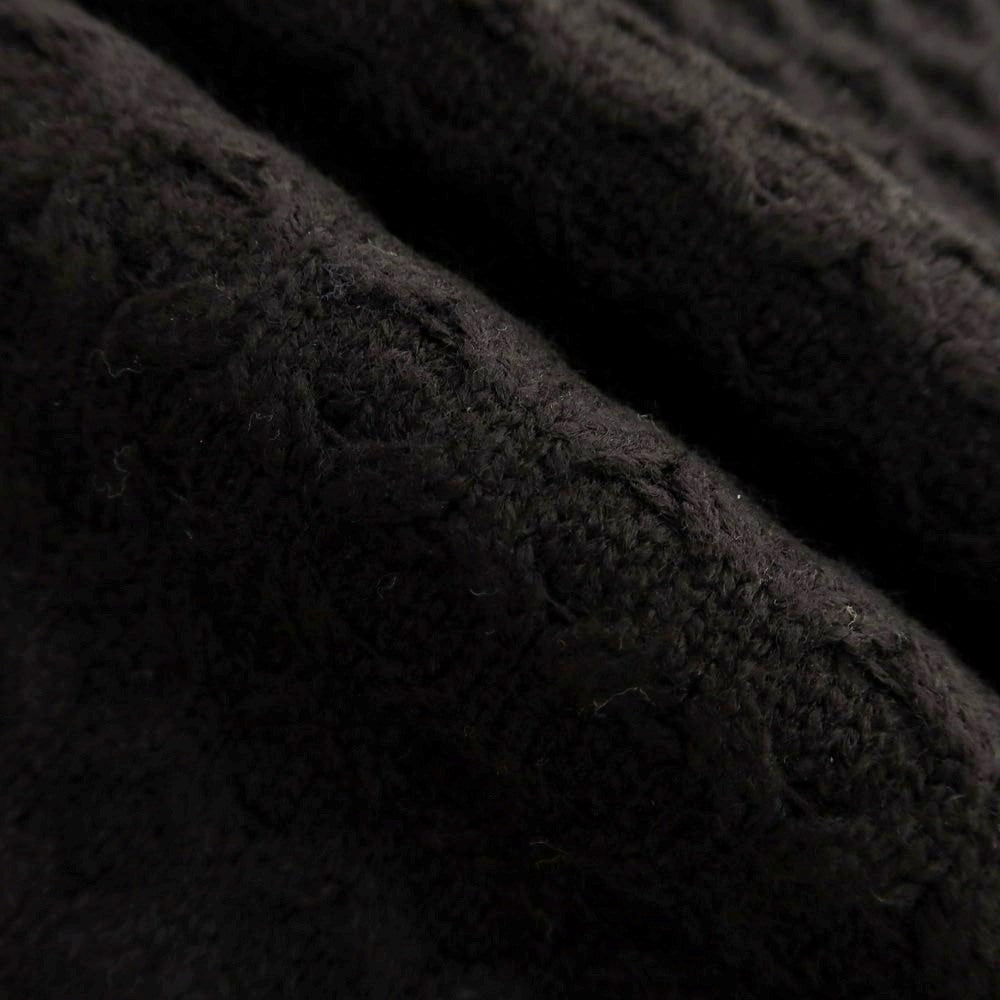 【新品】センス SSEINSE アクリルナイロン クルーネック プルオーバーニット ブラック【 S 】【 状態ランクN 】【 メンズ 】