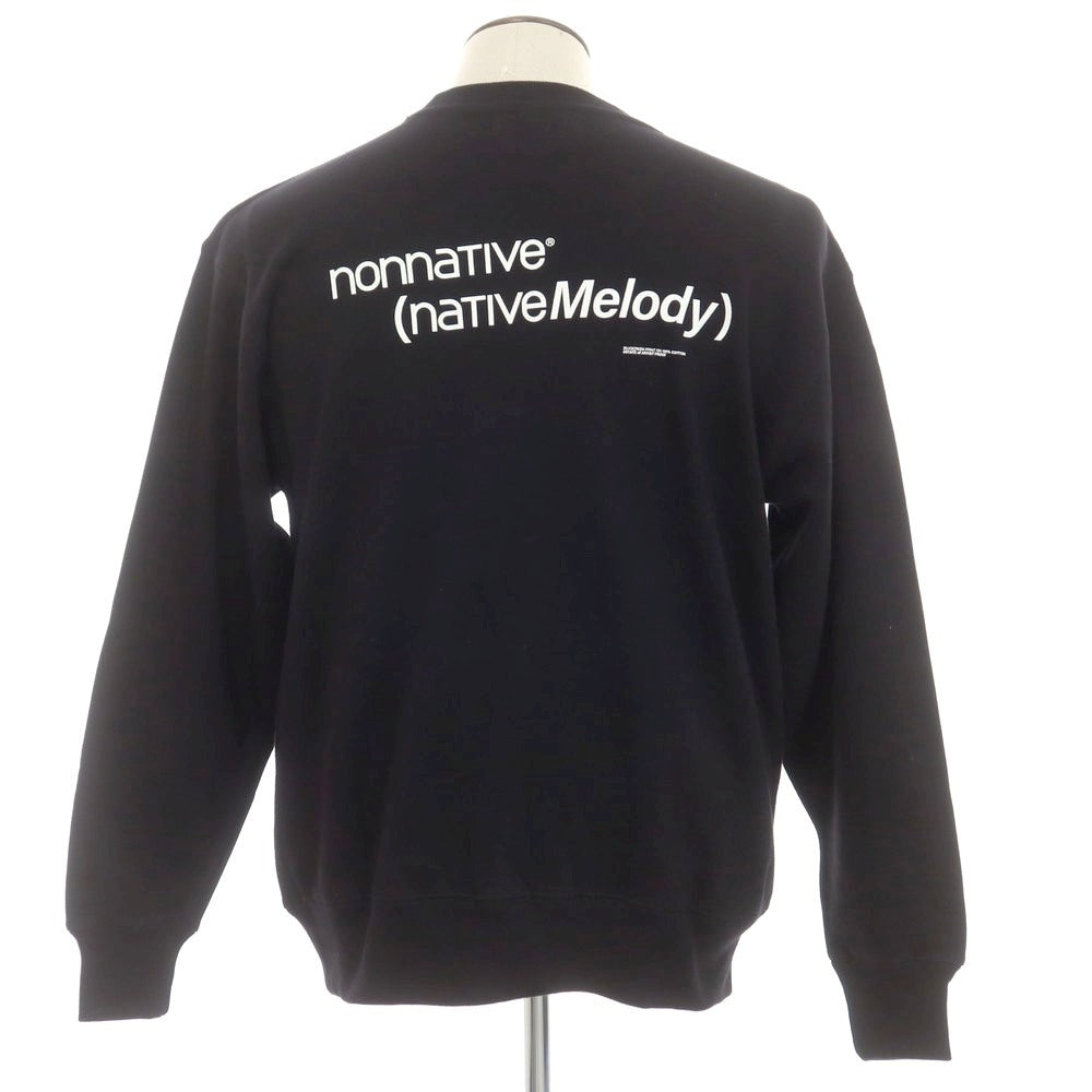 【中古】アーティストプルーフ ARTIST PROOF × FRGMT × nonnative 2025年春夏 コットン クルーネック スウェット ブラック【 L 】【 状態ランクA 】【 メンズ 】
