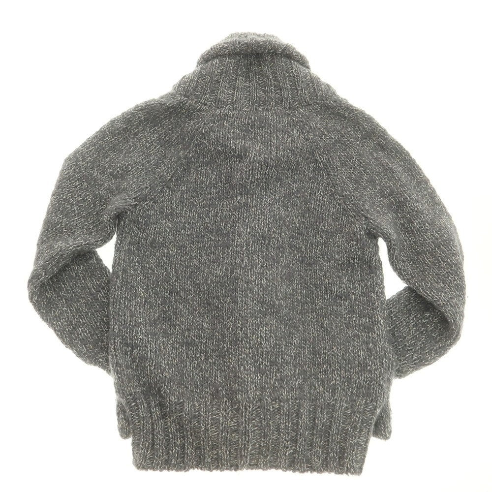 【中古】ミナペルホネン mina perhonen ローゲージ ウールカシミヤアンゴラシルクナイロン ショールカラー カーディガン グレー【 M 】【 状態ランクB 】【 メンズ 】