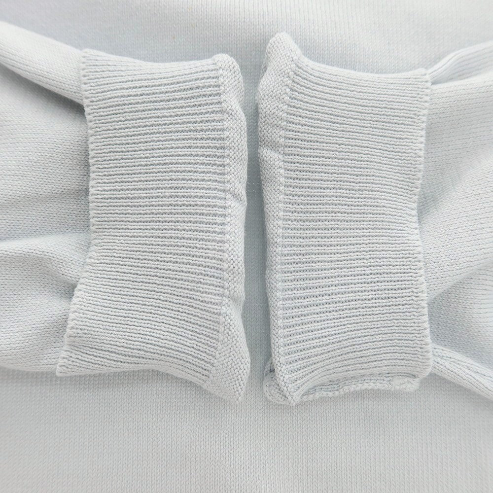 【中古】グランサッソ GRAN SASSO ハイゲージ コットン モックネック プルオーバーニット ライトグレー【 48 】【 状態ランクB 】【 メンズ 】