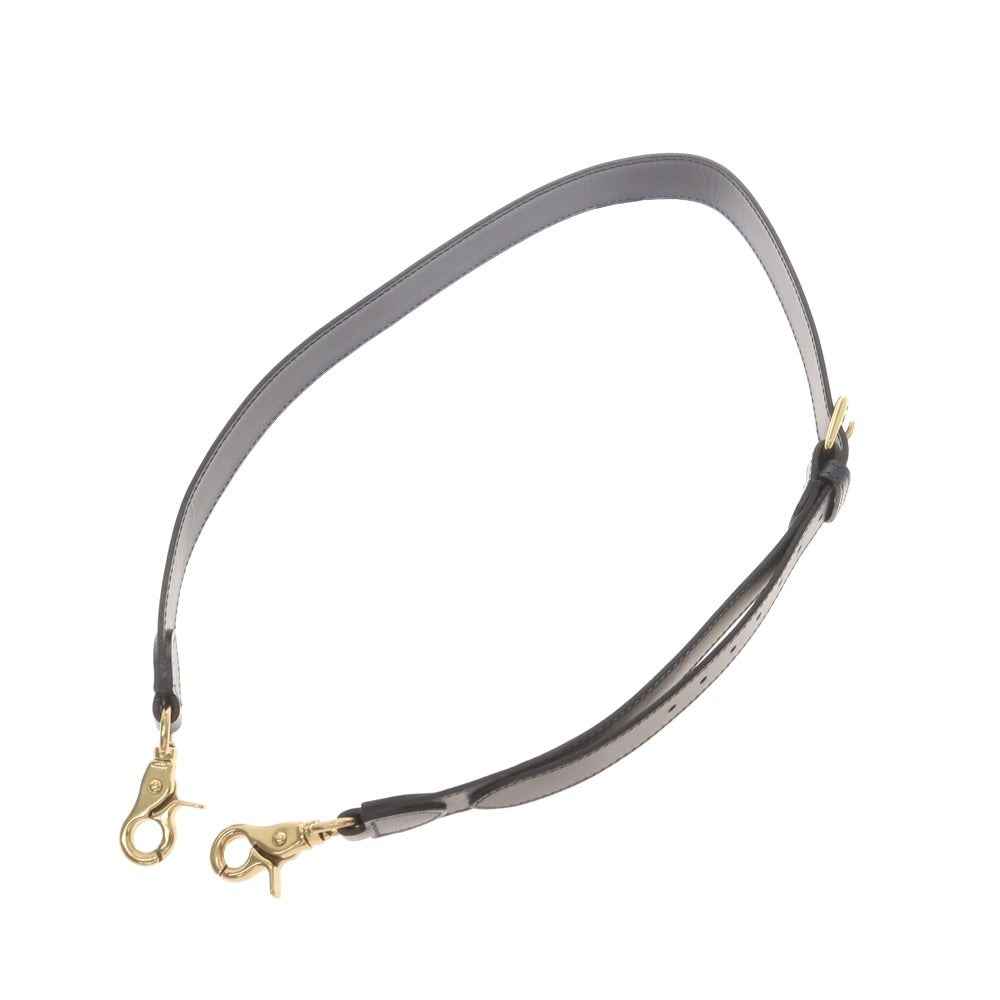 【中古】フェリージ Felisi レザー ショルダーストラップ ダークネイビー【 状態ランクB 】【 メンズ 】