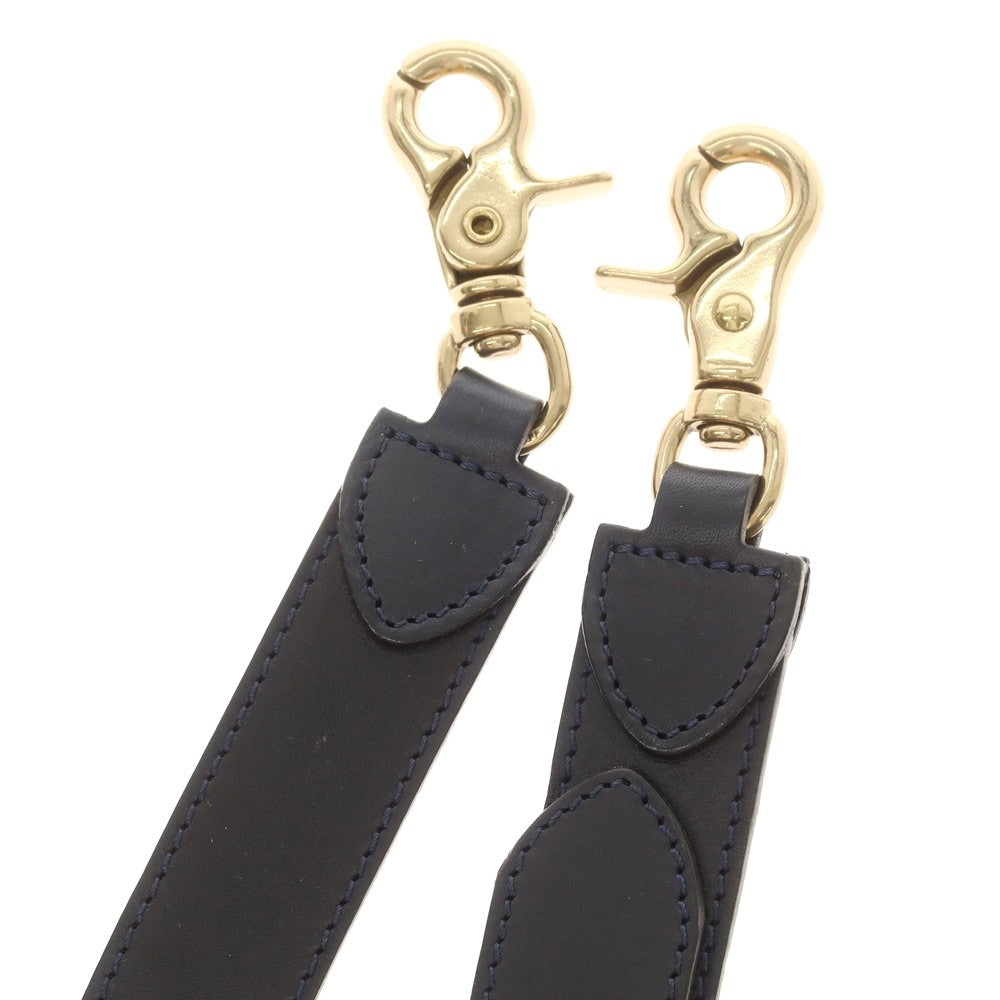 【中古】フェリージ Felisi レザー ショルダーストラップ ダークネイビー【 状態ランクB 】【 メンズ 】